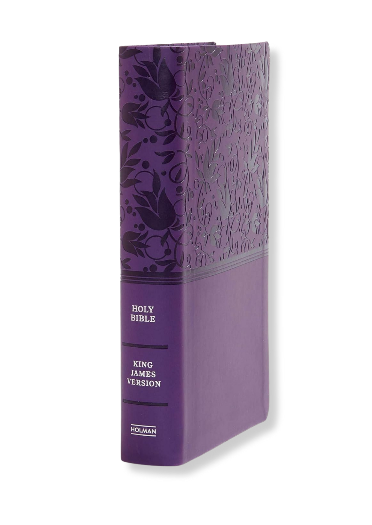 KJV Large Print Personal Size Reference Bible, Leathertouch (Purple)
