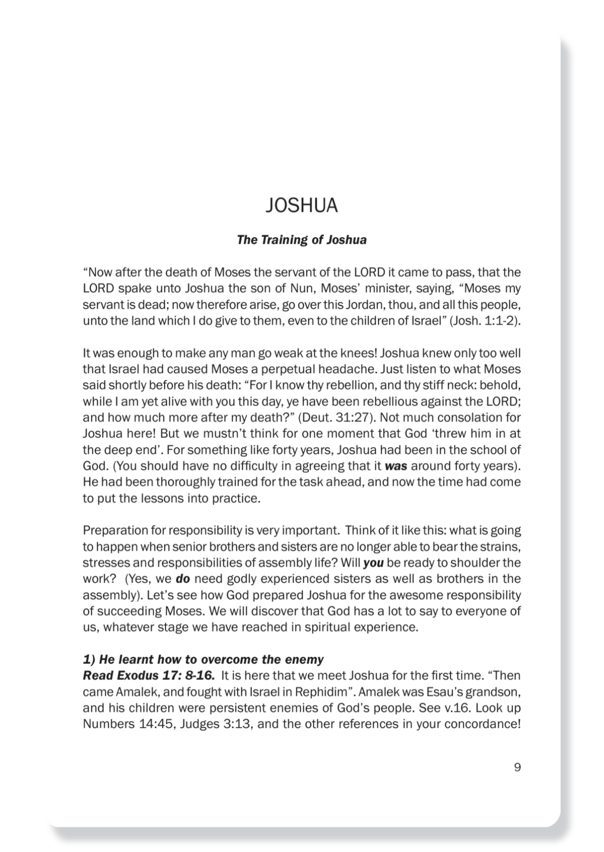 Joshua, Judges & Ruth