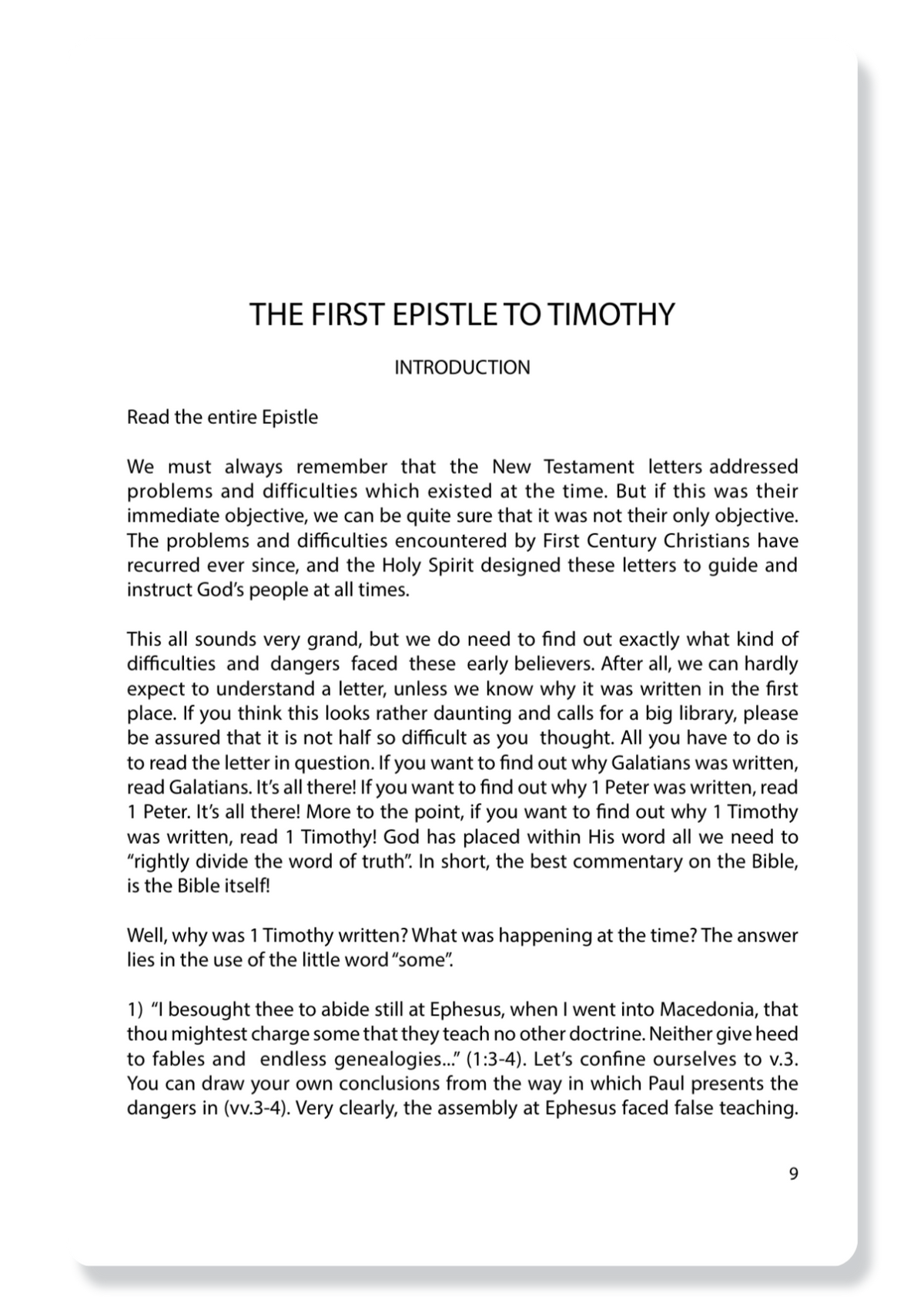 1 Timothy, 2 Timothy, Titus & Philemon