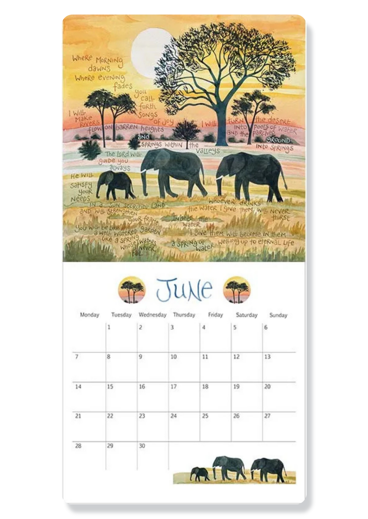 Hannah Dunnett Large Calendar