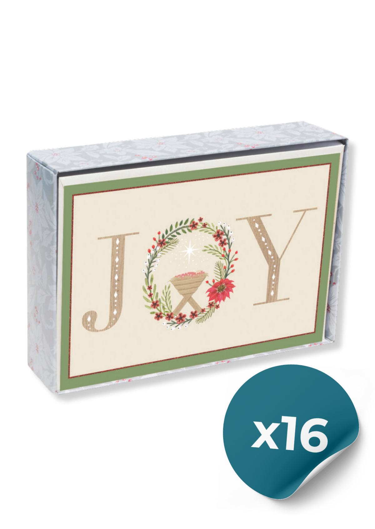 Joy Boxed Christmas Cards (16 Cards)