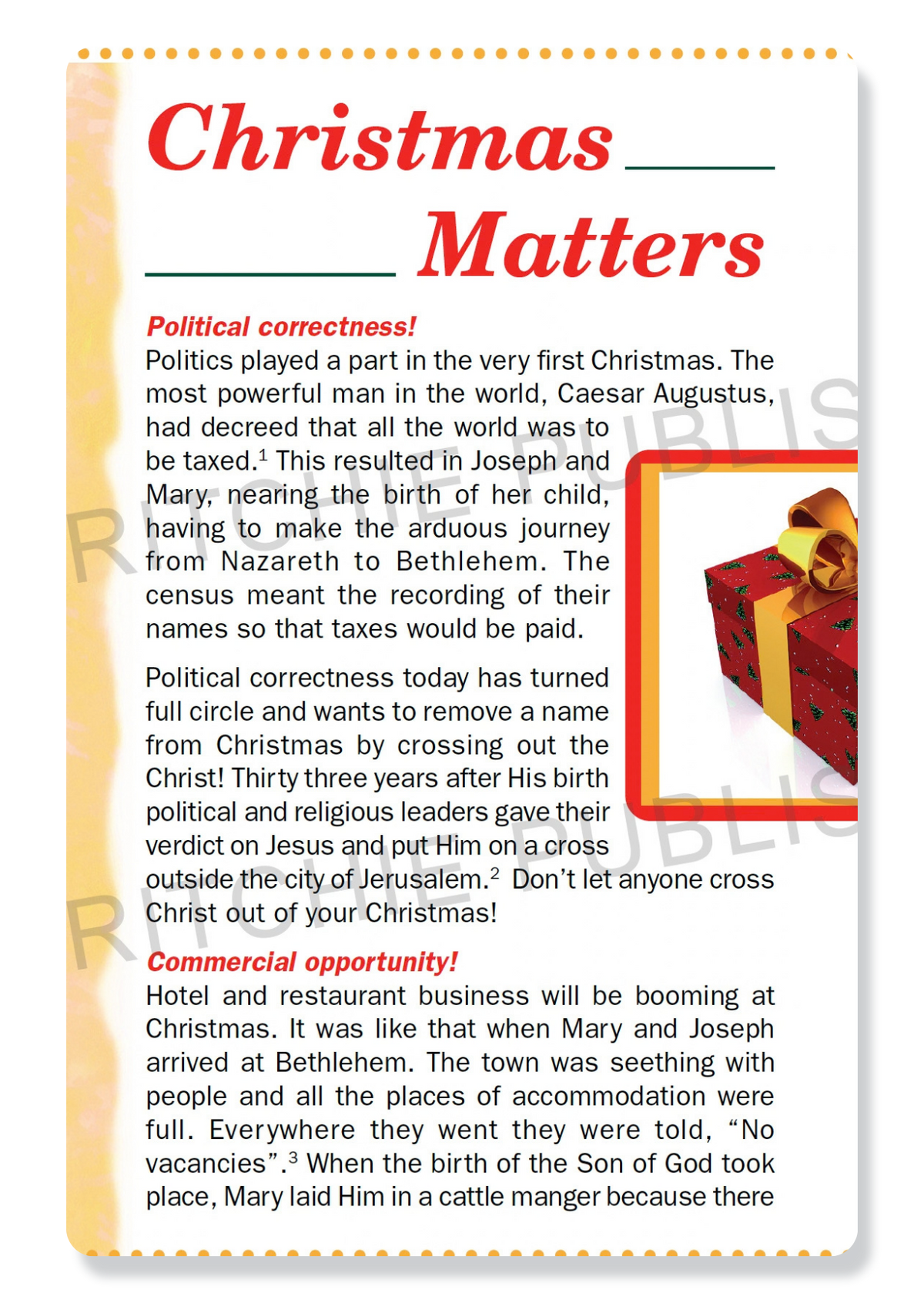 Christmas Matters