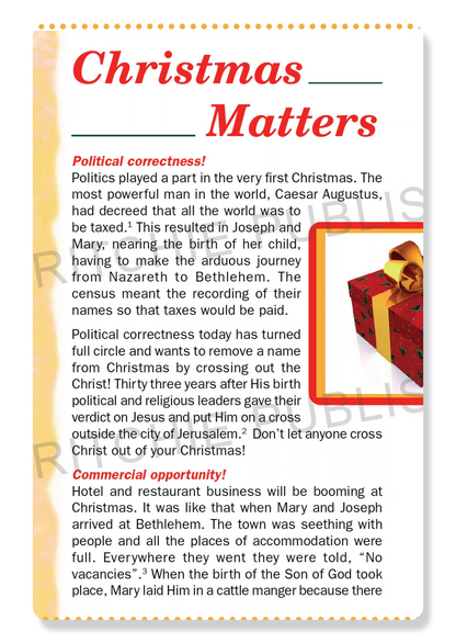 Christmas Matters