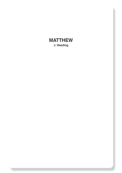Matthew & Mark