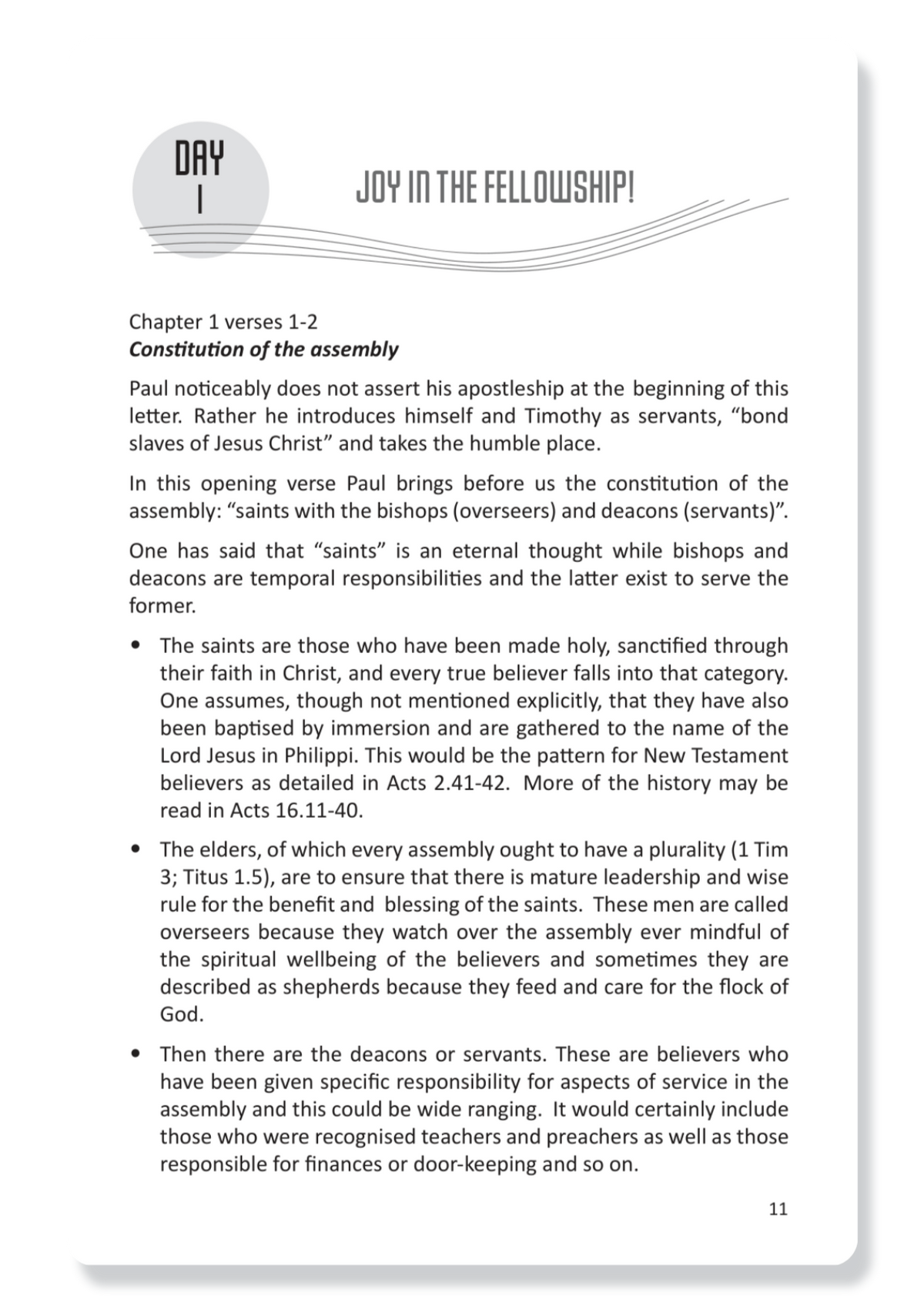 Daily Joy in Philippians