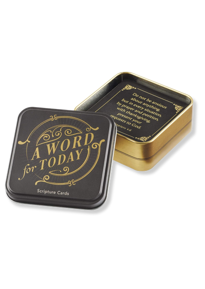 A Word for Today for Men in a Tin