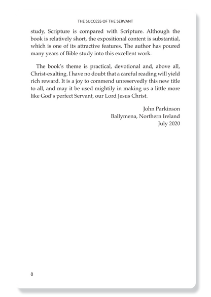 The Success of the Servant