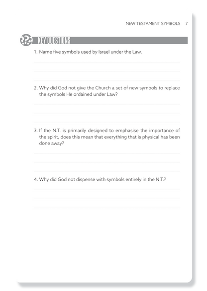 Book 3: New Testament Symbols