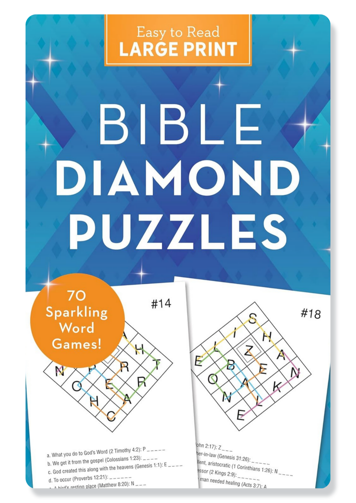 Bible Diamond Puzzles Large Print