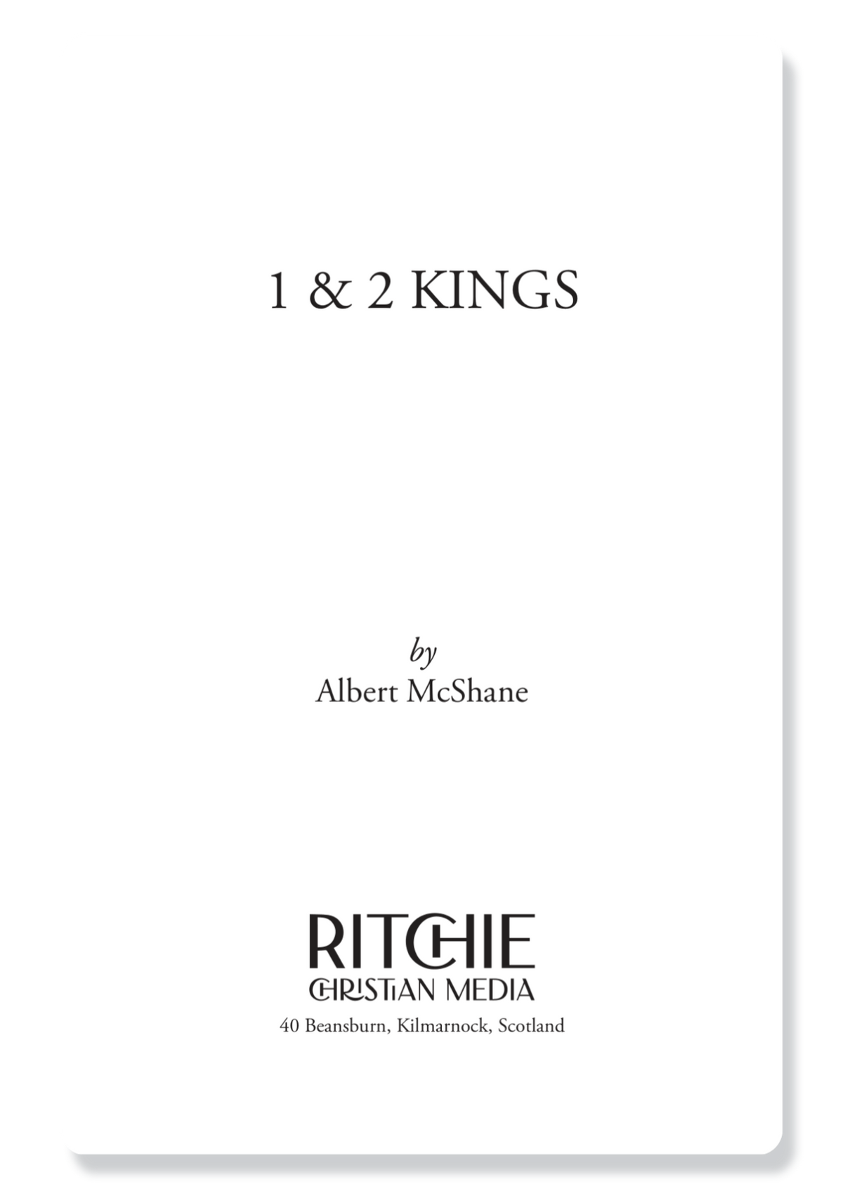 1 & 2 Kings